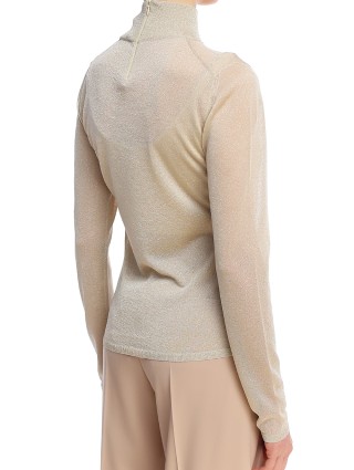 Кремовый свитер MAX MARA: фото 4 - Invogue